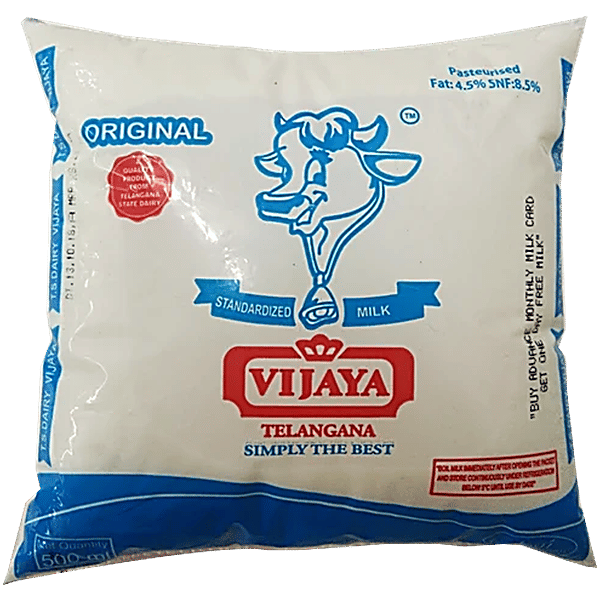 Buy Vijaya Standardized Milk Online at Best Price of Rs null bigbasket