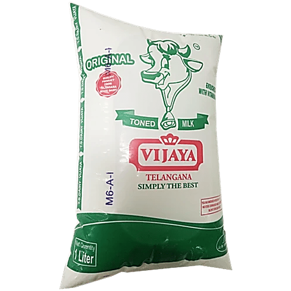 Buy Vijaya Toned Milk Online at Best Price of Rs null bigbasket