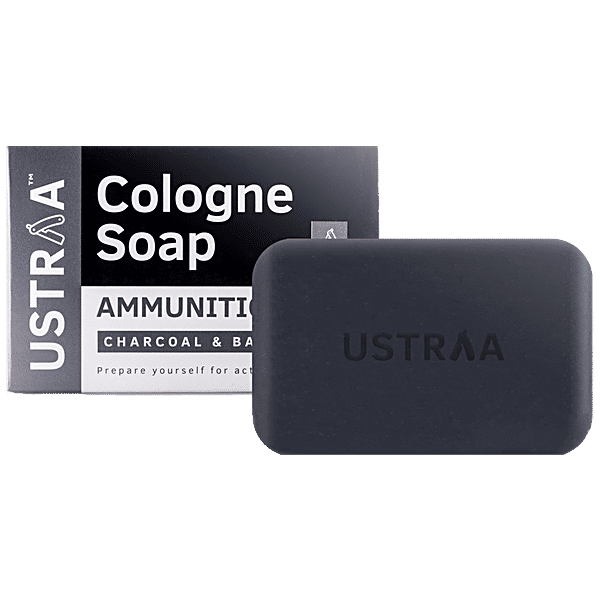 Buy Ustraa Ammunition Cologne Soap For Men, AntiBacterial, With