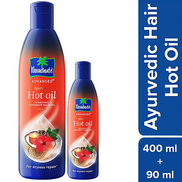 Buy Parachute Advansed Ayurvedic Warming Coconut Hot Hair Oil For