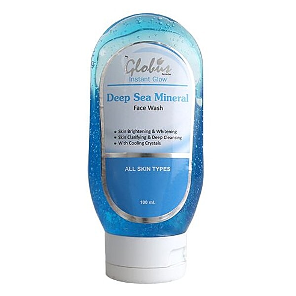 Buy Globus Instant Glow Deep Sea Mineral Face Wash Online at Best Price