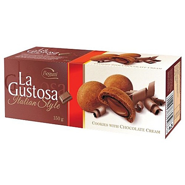Buy Bogutti La Gustosa Cookies - With Chocolate Cream, Italian Style