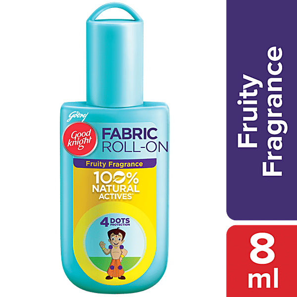 Buy Good knight Mosquito Repellent Fabric Roll On 100 Natural Actives, Fruity Online at Best