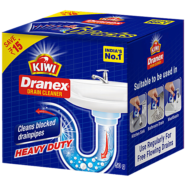 Buy Kiwi Dranex Drain Cleaner Powder Online at Best Price of Rs 145