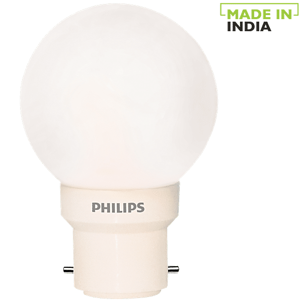 Buy Philips Philips Deco Mini Base B22D 0.5-Watt LED Bulb, White, Small  Online at Best Price of Rs 49 - bigbasket