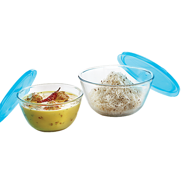 Buy Borosil Borosilicate Select Glass Mixing Bowl With Lid Oven & Microwave Safe Online at