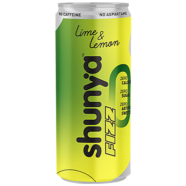 Buy Shunya Fizz Lime & Lemon Online at Best Price of Rs 60 bigbasket