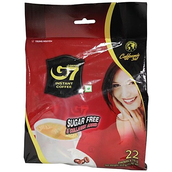 Buy G7 Coffee Instant Gourmet Coffee Premix Sugarfree & Collagen