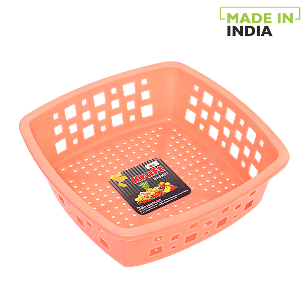 Buy SWASTIK Krafty Premium Plastic Basket Fruits & Vegetables Big