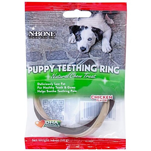 Buy Npic NBone Puppy Teething Ring Chicken Flavour Online at Best