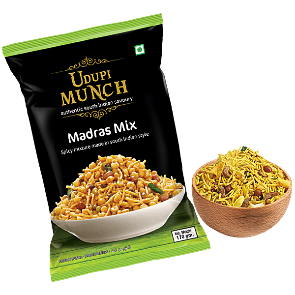 Buy Chhedas Udupi Munch Madras Mix Spicy Mixture Online at Best Price of Rs 60 bigbasket