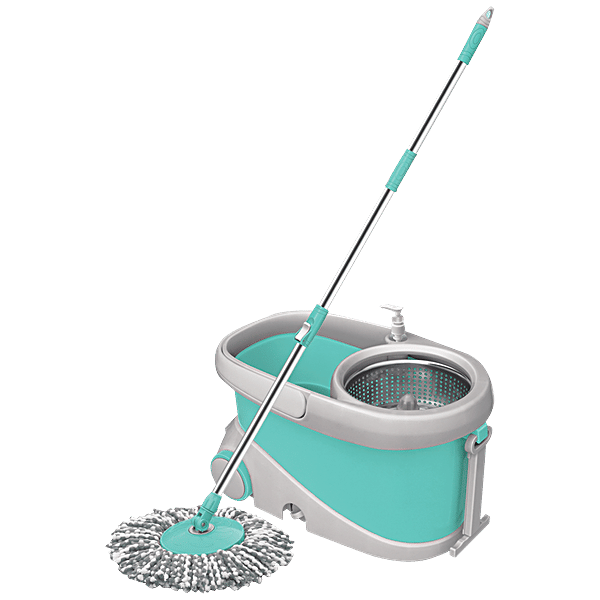 Buy Milton Spotzero Spin Mop Plastic Bucket & Steel Wringer, With