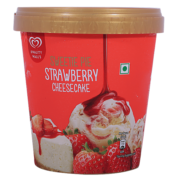 Buy kwality walls Strawberry Cheesecake Frozen Dessert Online at Best