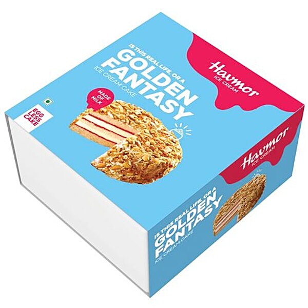Buy Havmor Golden Fantasy Ice Cream Cake Made of Milk Online at Best