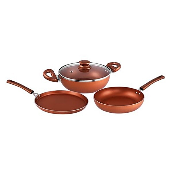 Buy Classic Essentials Induction Base NonStick Cookware Set Copper