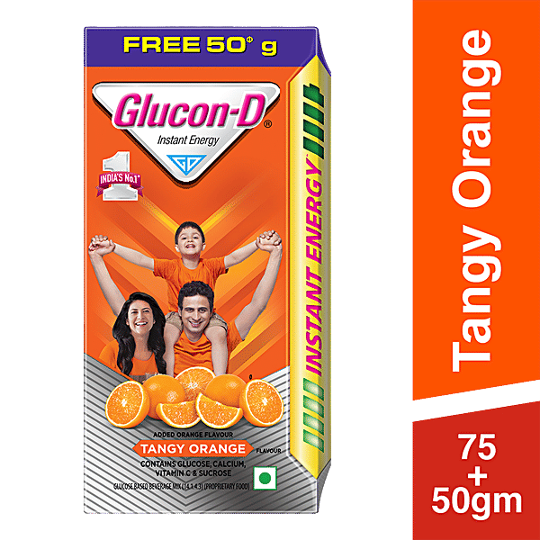 Buy GluconD Instant Energy Nutrition Drink Tangy Orange Online at Best Price of Rs 50 bigbasket