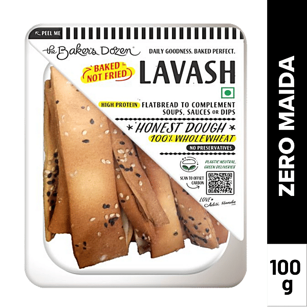 Buy The Baker's Dozen Lavash 100 Wholewheat Online at Best Price of
