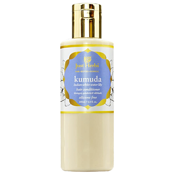 Buy Just Herbs Kumuda Indian White Waterlily Hair Conditioner Online at