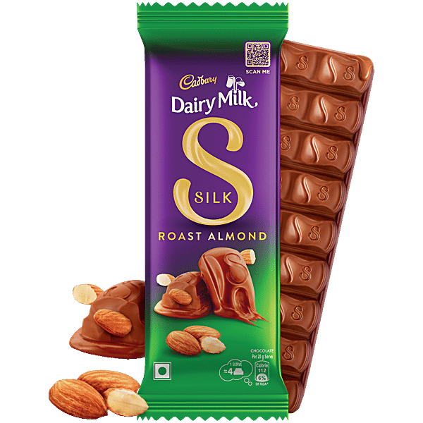 Buy Cadbury Dairy Milk Silk Roast Almond Chocolate Bar Online at Best