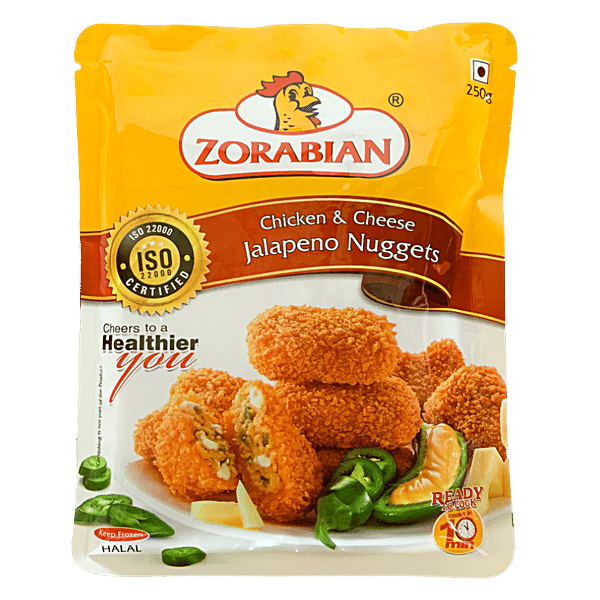Buy Zorabian Chicken & Cheese Jalapeno Nuggets Online at Best Price of