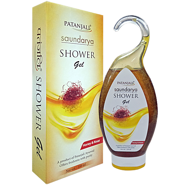 Buy Patanjali Saundarya Shower Gel Honey & Kesar Online at Best Price