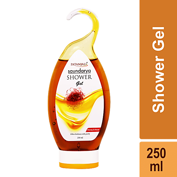 Buy Patanjali Saundarya Shower Gel Honey & Kesar Online at Best Price