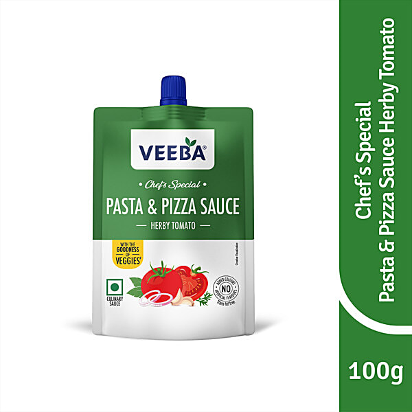 Buy VEEBA Pasta & Pizza Sauce Herby Tomato I Red Pasta Sauce Online at