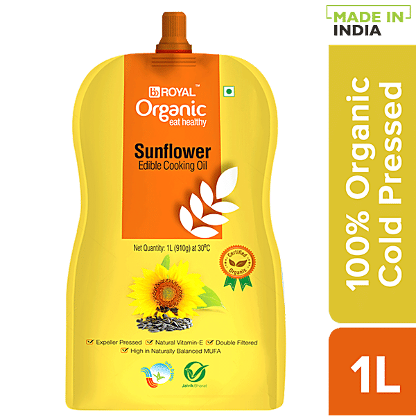 Buy BB Royal Organic Organic Cold Pressed Sunflower Cooking Oil Online at Best Price of Rs 329