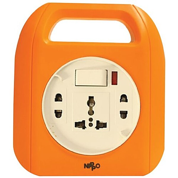 Buy Nippo Universal Extension Cord Box Polycarbonate, 8 mtr Online at
