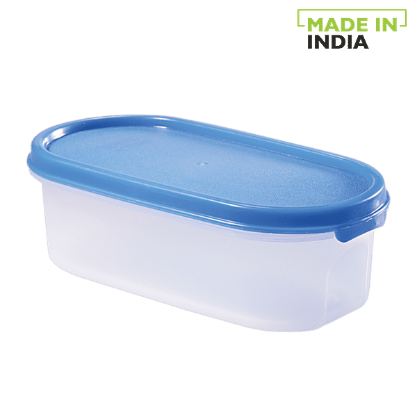 2 Pack-Bacon Keeper, Deli Meat Saver Cheese Cold Cuts Luncheon Meat Plastic Food Storage Containers with Lids for Refrigerators, Blue
