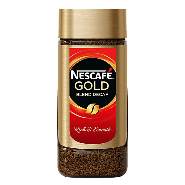 Buy Nescafe Gold Blend Decaf Coffee Powder Imported, Rich & Smooth