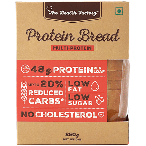 Buy The Health Factory Protein Bread Multi Protein, LowCarb & Low