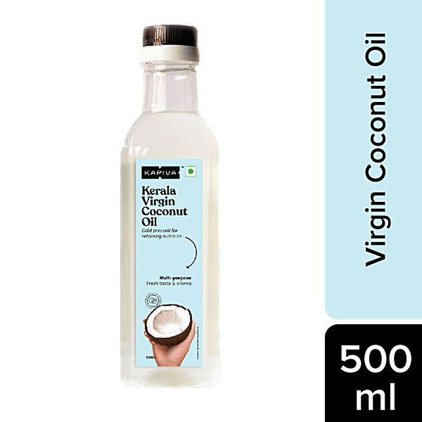 Buy Kapiva Kerala Virgin Coconut Oil Cold Pressed Online at Best