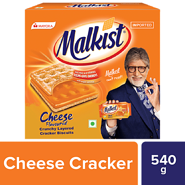 Buy Malkist Cheese Flavoured Cracker Biscuits Single Online at Best