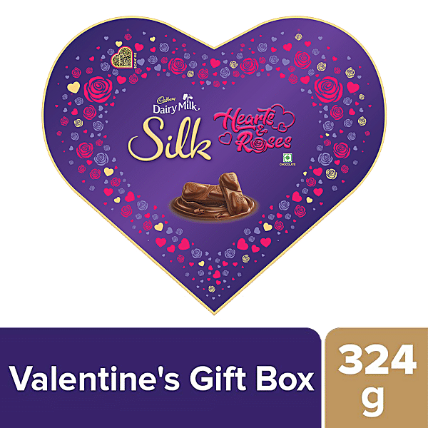 Buy Cadbury Dairy Milk Silk Dairy Milk Silk Valentines Heart Shaped