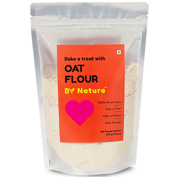 Buy By Nature Oat Flour Whole Grain, KetoFriendly Online at Best