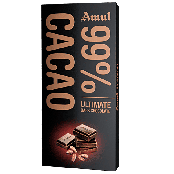 Buy Amul 99 Cacao Ultimate Dark Chocolate Online at Best Price of Rs