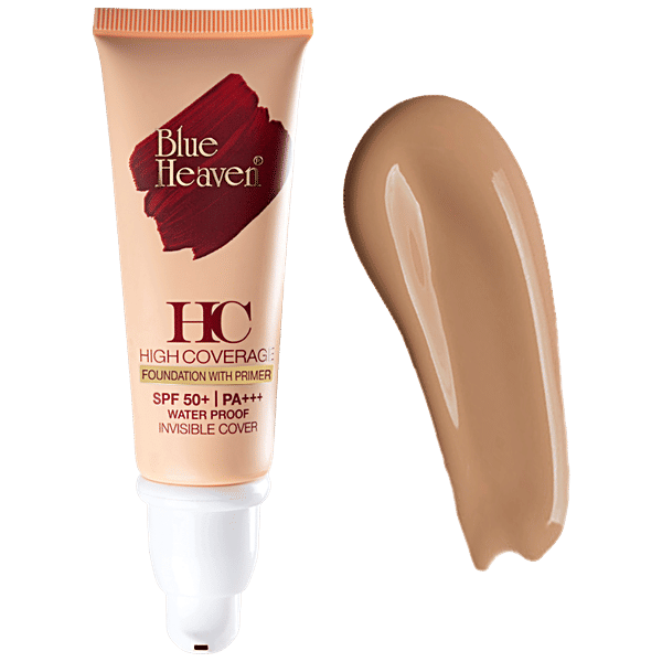Buy Blue Heaven High Coverage Foundation With Primer & SPF 50 ! PA