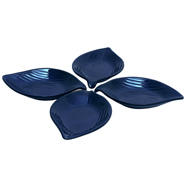 Buy Superware Melamine Leaf Snack Set Sapphire Online at Best Price