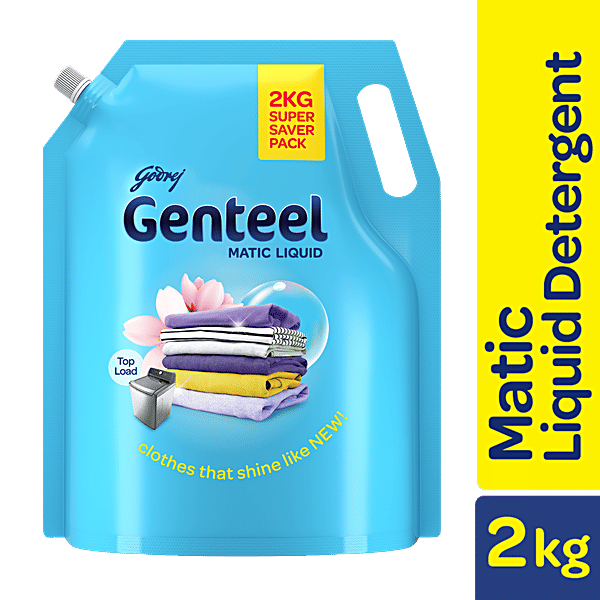 Buy Genteel Matic Liquid Detergent For Top Load Washing Online at