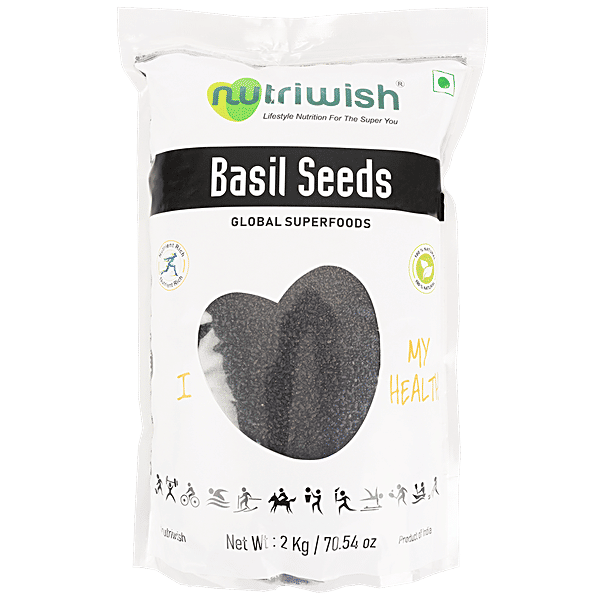 Buy Nutriwish Basil Seeds Online at Best Price of Rs 950 bigbasket