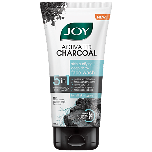 Buy Joy Skin Purifying + Deep Detox Face Wash Activated Charcoal, 5