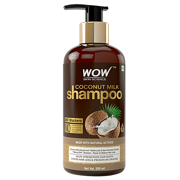 Buy Wow Skin Science Hair Shampoo Coconut Milk Online at Best Price