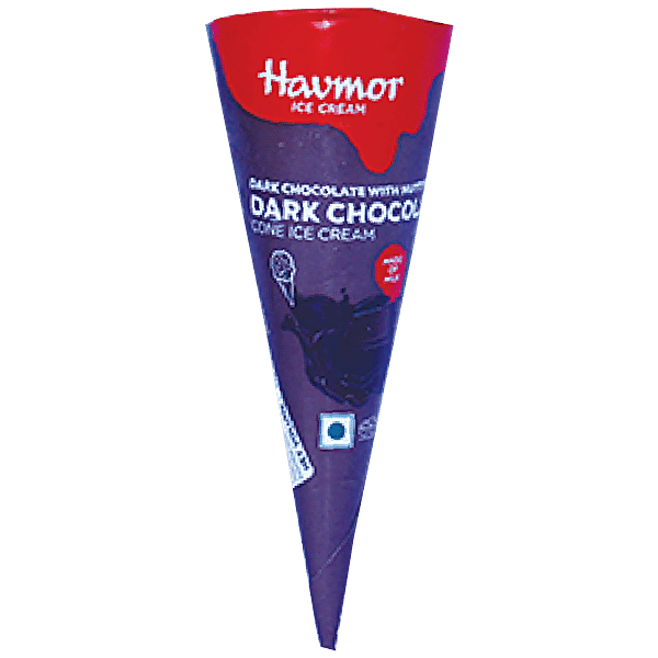Buy Havmor Cone Ice Cream Dark Chocolate Online at Best Price of Rs