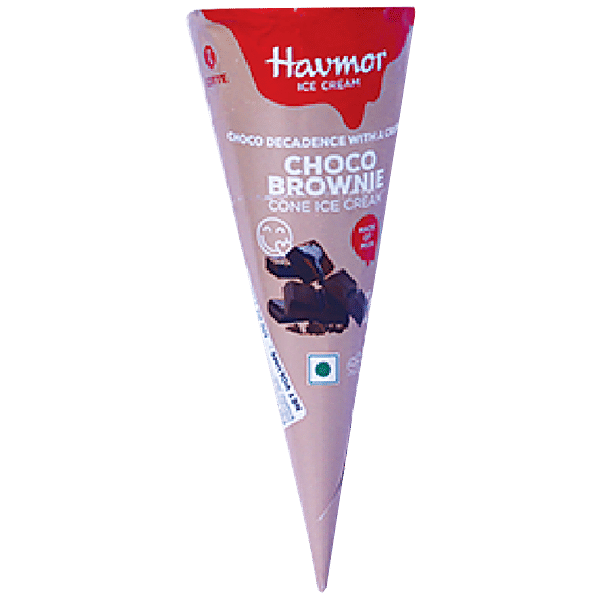 Buy Havmor Cone Ice Cream Choco Brownie Online at Best Price of Rs 40