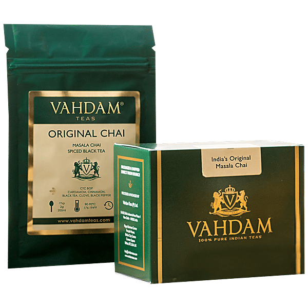 Vahdam Original Masala Spiced Black Tea, 100 g