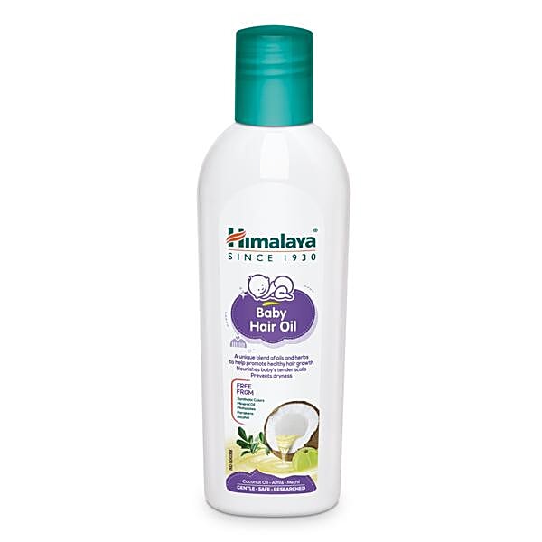 Buy Himalaya Baby Hair Oil With Coconut Oil, Amla & Methi, Paraben Free Online at Best Price
