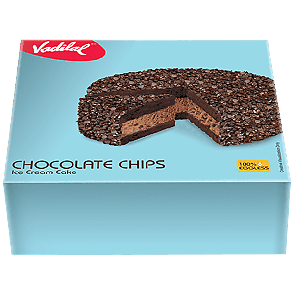 Buy VADILAL Chocolate Chips Ice Cream Cake Online at Best Price of Rs