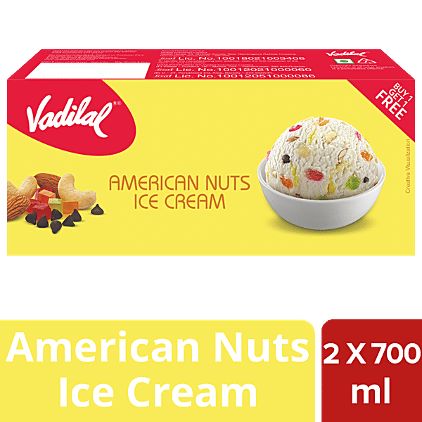 Buy VADILAL American Nuts Ice Cream Online at Best Price of Rs 340 bigbasket