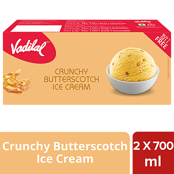 Buy VADILAL Crunchy Butterscotch Ice Cream Online at Best Price of Rs